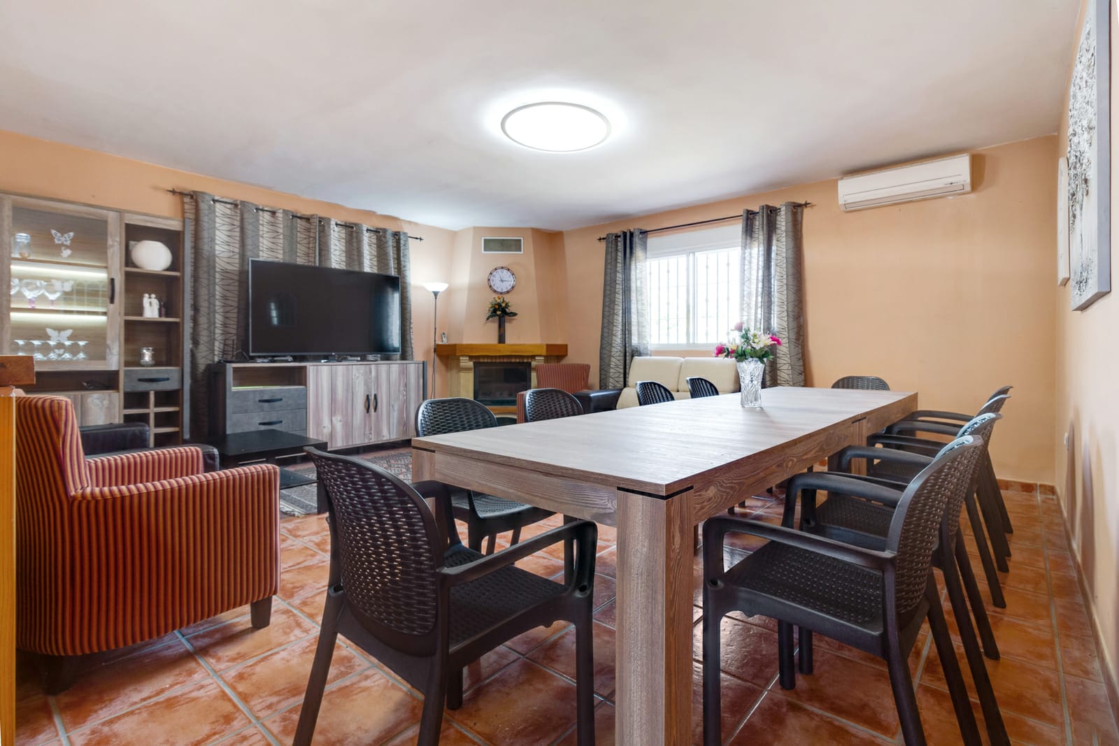 living room large villa paloma holiday rental villa alhaurin el grande