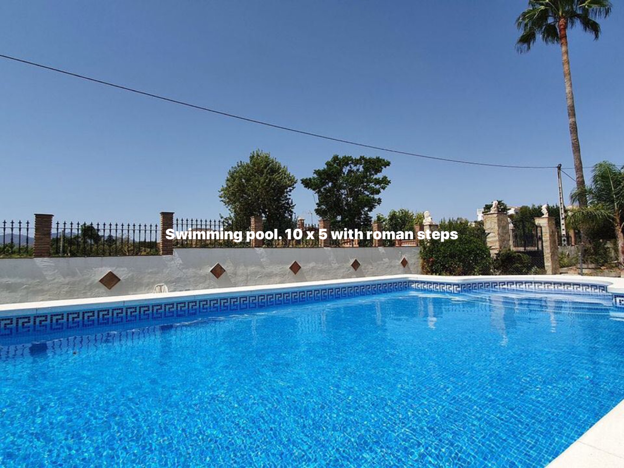 villa paloma holiday rental villa alhaurin el grande large roman end swimming pool