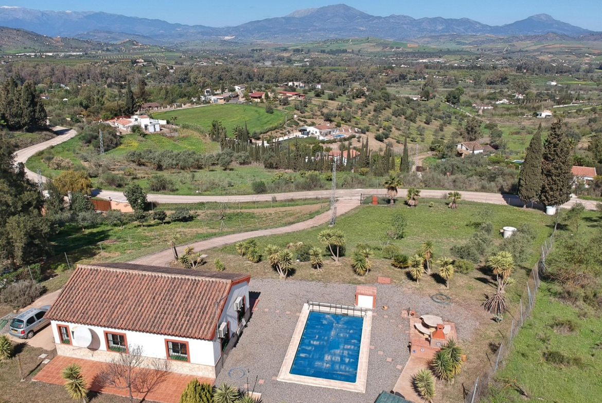 aerial 2 villa andaluz holiday rental villa coin malaga